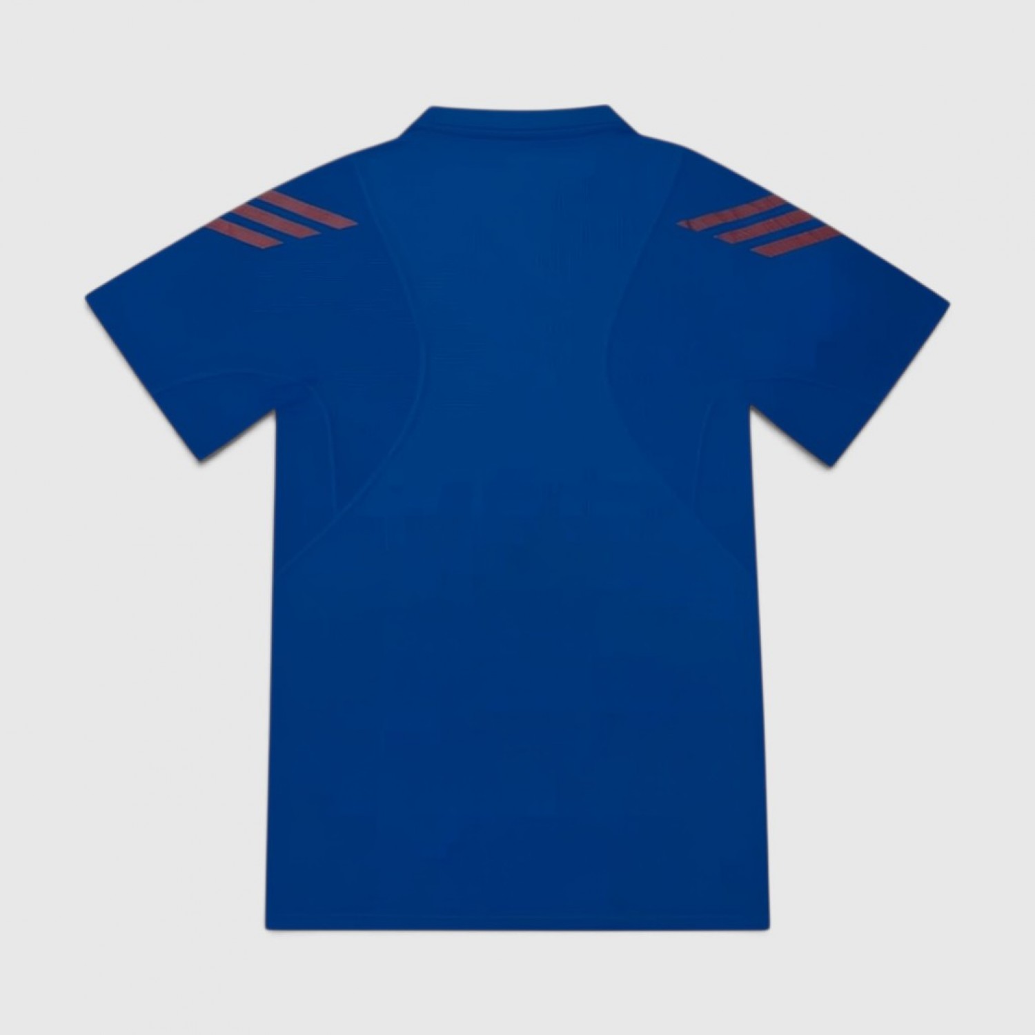 Adidas Training T-Shirt – Blue / Red 3-Stripes / Pre-Owned
